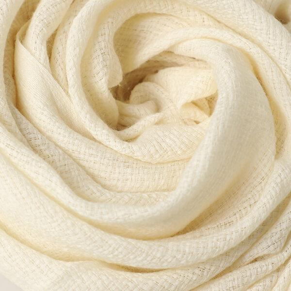 natural wool scarf