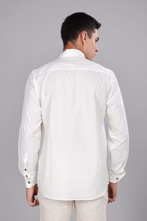 men's shirt back side