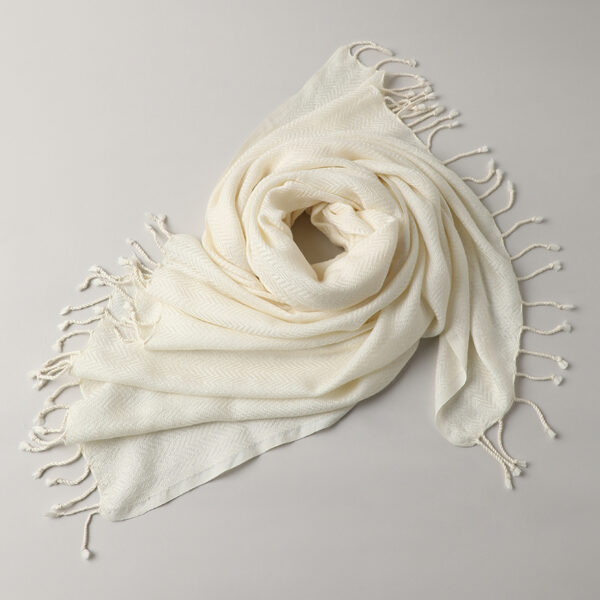 Wool Silk Blend Scarf