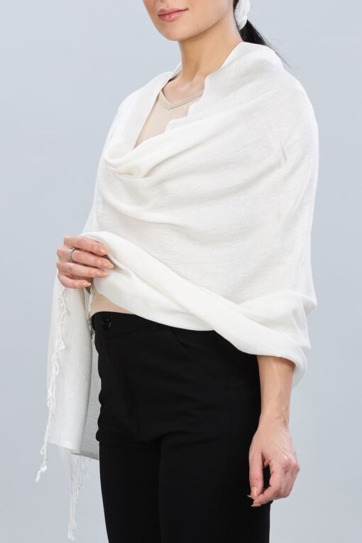 Scarf (Richuta) - 50% Wool & 50% Modal (180 x 75cm) - Image 2