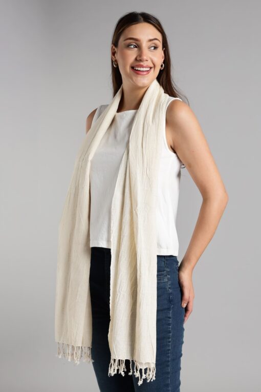 Scarf (Sarika) - Kala Cotton (200x60cm) - Image 2