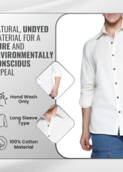 Men shirt image with infographics