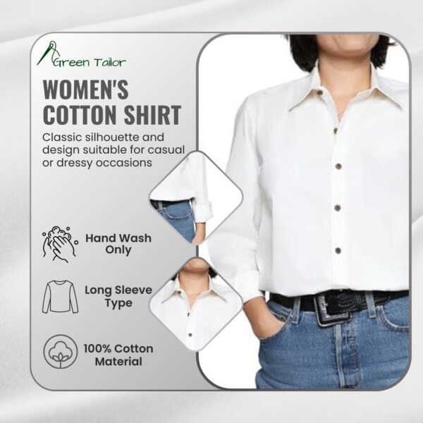 Men shirt image with infographics