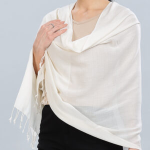 undyed cotton scarf