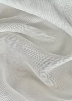 wrinkled chiffon silk fabric