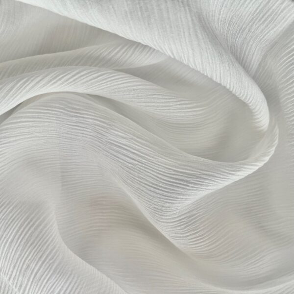 wrinkled chiffon silk fabric