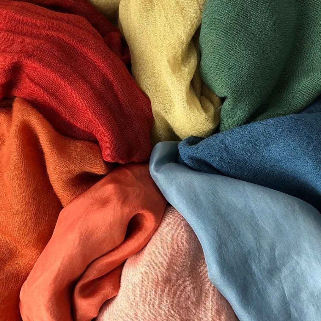 create naturally dyed textile