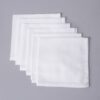 100% organic cotton cambric handkerchief