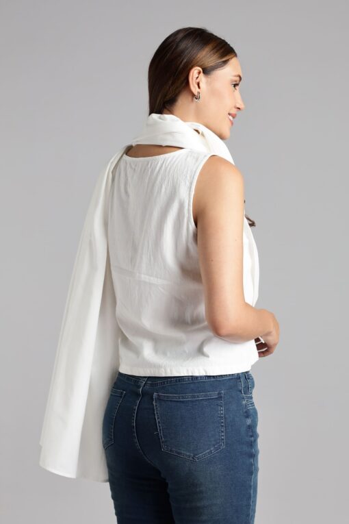 Scarf (Garima) - Recycled Cotton (200x65cm) - Image 4