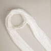 Undyed recycled cotton scarf