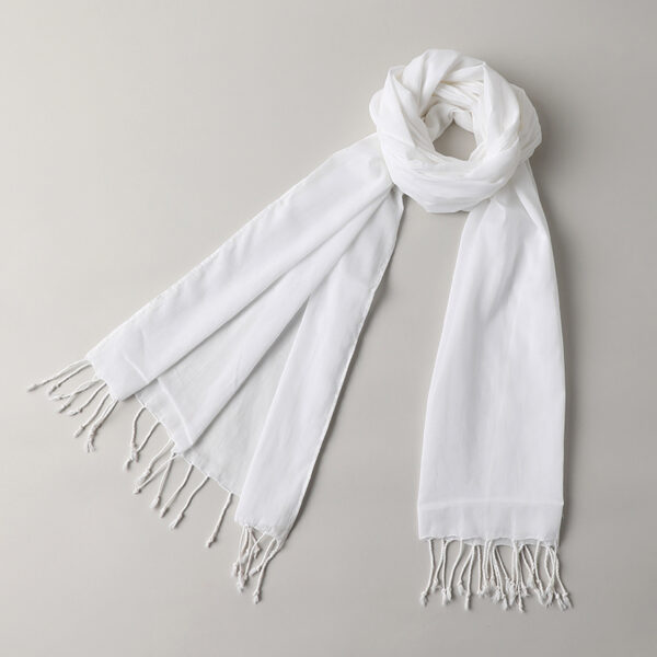 100% cotton voile scarf