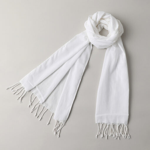 white cotton voile from Green Tailor