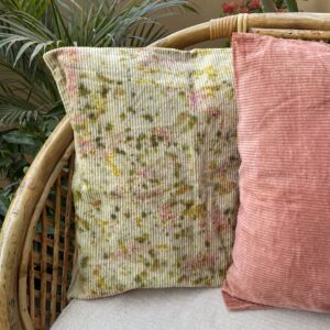 Cushion Cover - Ecoprint - Corduroy