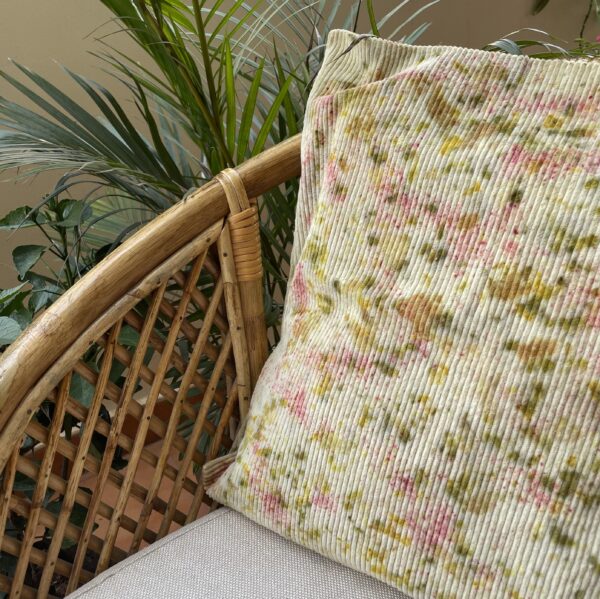 Cushion Cover - Ecoprint - Corduroy