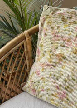 Cushion Cover - Ecoprint - Corduroy