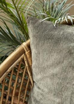 Cushion Cover - Plain Green - Corduroy