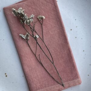 Khadi Napkin - Madder Pink - Organic Cotton