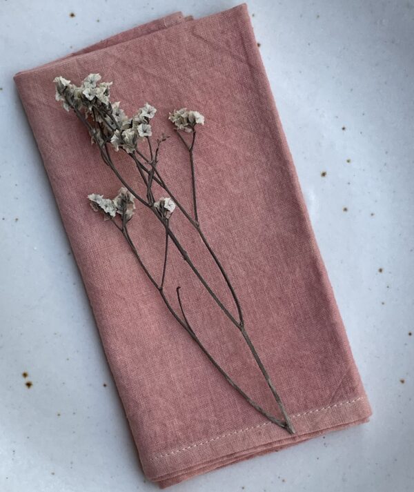 Khadi Napkin - Madder Pink - Organic Cotton