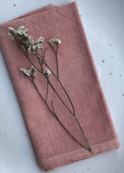 Khadi Napkin - Madder Pink - Organic Cotton