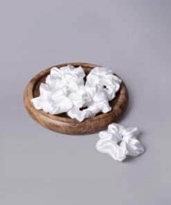 satin scrunchie from Green Tailor