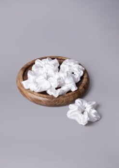 100% mulberry silk scrunchie