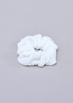 silk scrunchie velvet Green Tailor