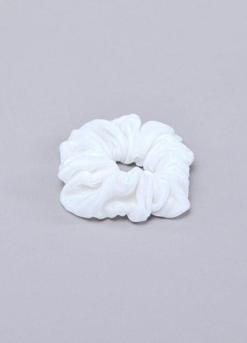 silk scrunchie velvet Green Tailor