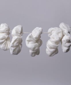 silk scrunchie velvet Green Tailor