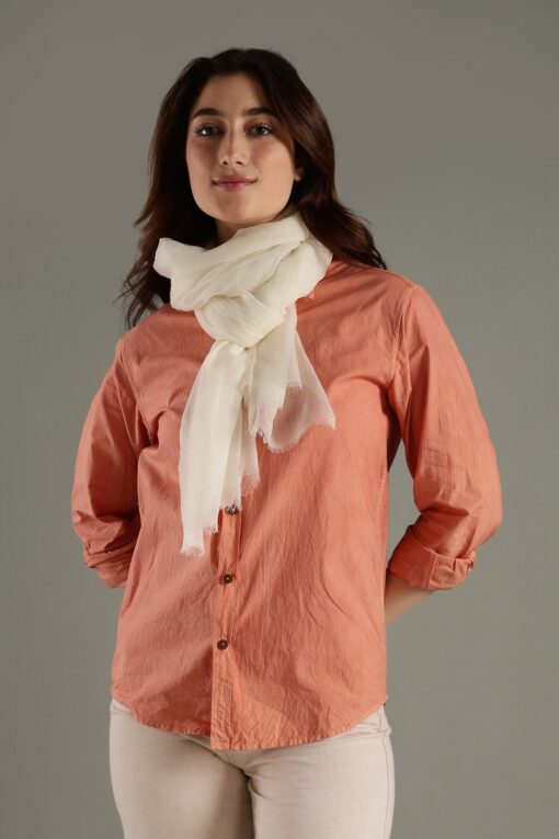 Scarf (Jaya) - Fine Wool (190x80cm) - Image 3