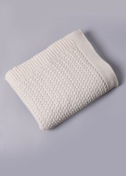 Knitted baby blanket